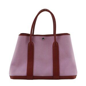 HERMES Garden party PM Tote Bag Pink / red Towar Officier Women